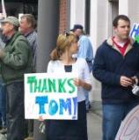 The Virginia Organizing Project, Health Care for America Now, Communications Workers of America and Communication Thank Congressman Perriello for Voting to Pass Health Care Reform