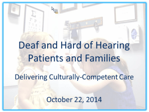 deaf and hoh presentation
