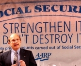 Where does the AARP stand on cutting Social Security?