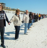 No Spill Baby Spill, Join Us for Hands Across the Sand